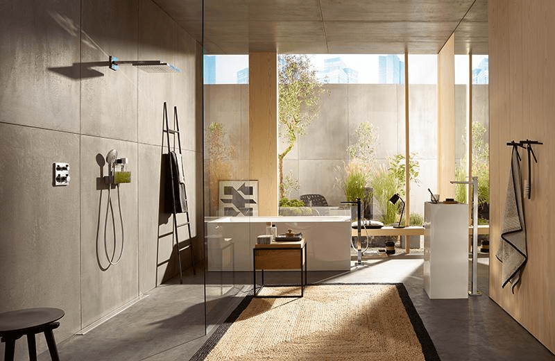 Raindance E – Geometrisch und zeitlos elegant.